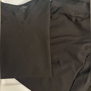 Mandala plus size scrub set